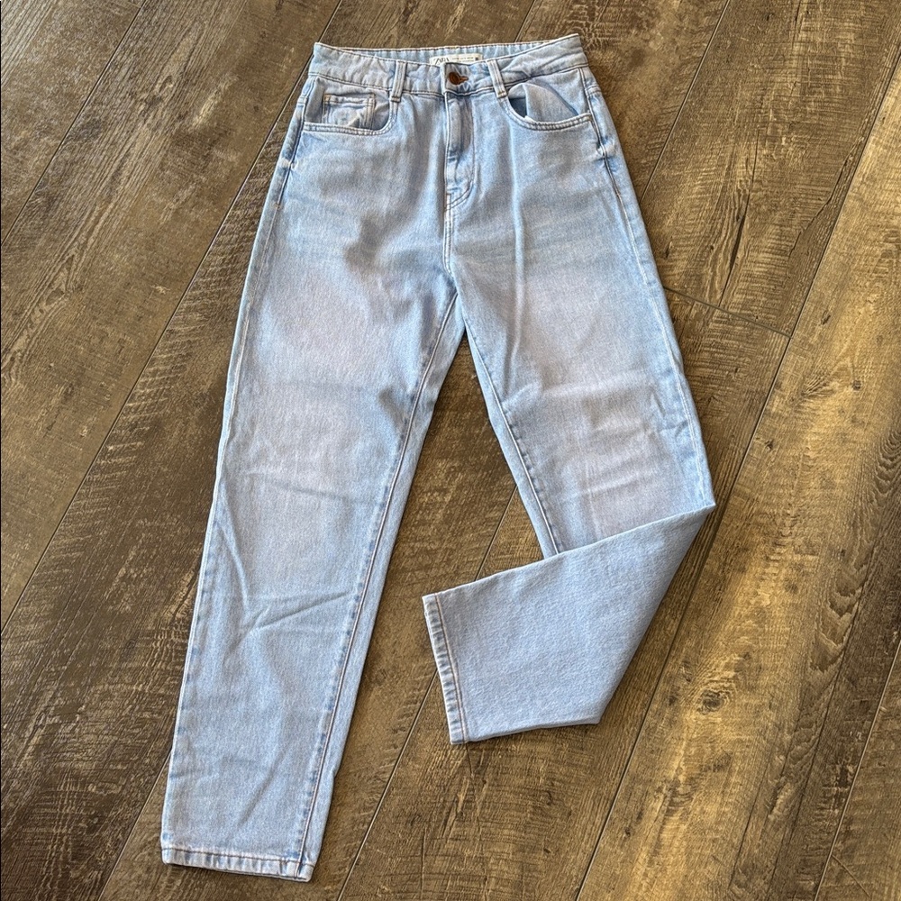 Zara Denim Collection High waisted jeans - Picture 2 of 13